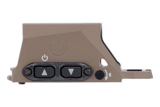 Sig Sauer ROMEO M17 Red Dot Sight has push button controls